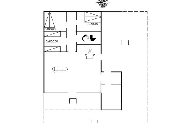Casa de 3 quartos em Hurup Thy com terraço - Foto 2