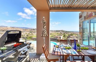 Foto 2 - Casa de 3 habitaciones en San Bartolomé de Tirajana con piscina y vistas al mar