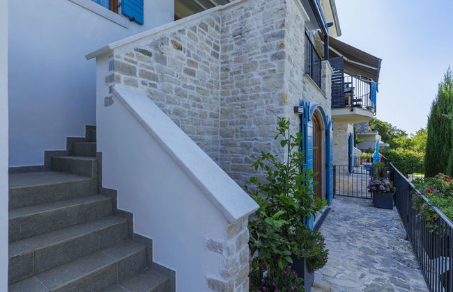 Casa de 4 quartos em Buje com piscina e jardim - Foto 33