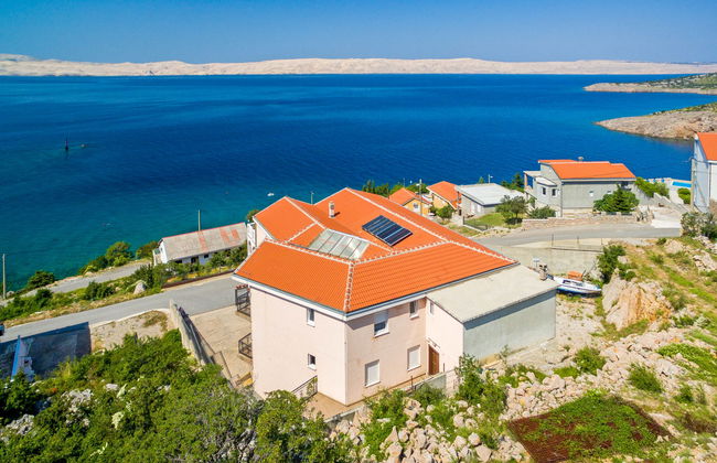 Appartamento con 3 camere da letto a Karlobag con piscina e terrazza - Foto 17