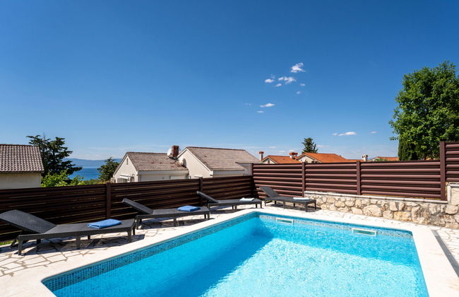 Apartamento de 4 quartos em Omišalj com piscina privada e jardim - Foto 7