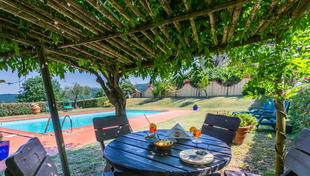 Apartment in Castelnuovo di Val di Cecina mit schwimmbad und garten - Foto 4