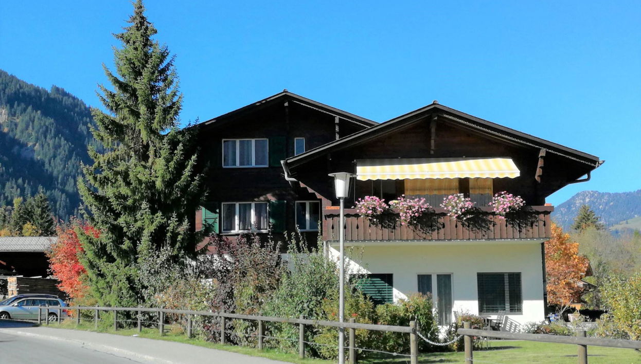 Apartment mit 1 Schlafzimmer in Lenk mit garten - Foto 1