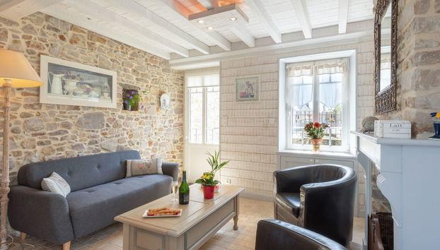 Haus mit 2 Schlafzimmern in Créances mit garten - Foto 3