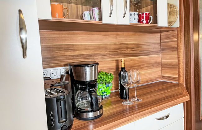 Apartamento de 1 quarto em Glowe com jardim e terraço - Foto 3