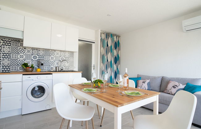 Apartamento de 1 quarto em La Grande-Motte com piscina e terraço - Foto 11