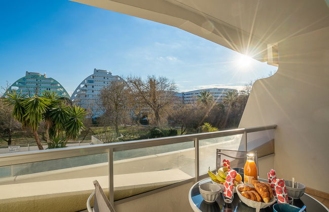 Apartamento de 1 quarto em La Grande-Motte com piscina e terraço - Foto 19