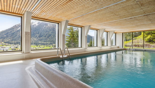 Appartamento con 1 camera da letto a Davos con piscina e sauna - Foto 5