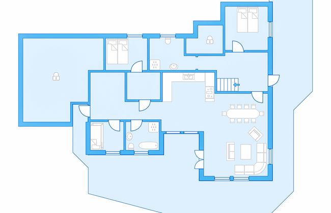 6 bedroom House in Fossdal with garden and terrace - Photo 22