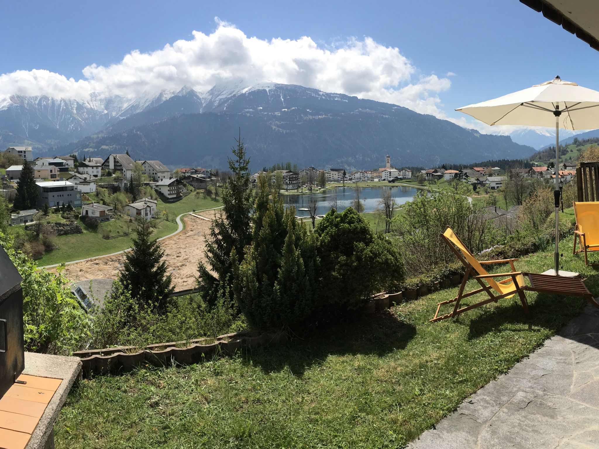 Foto 12 - Apartamento en Laax con terraza y vistas a la montaña