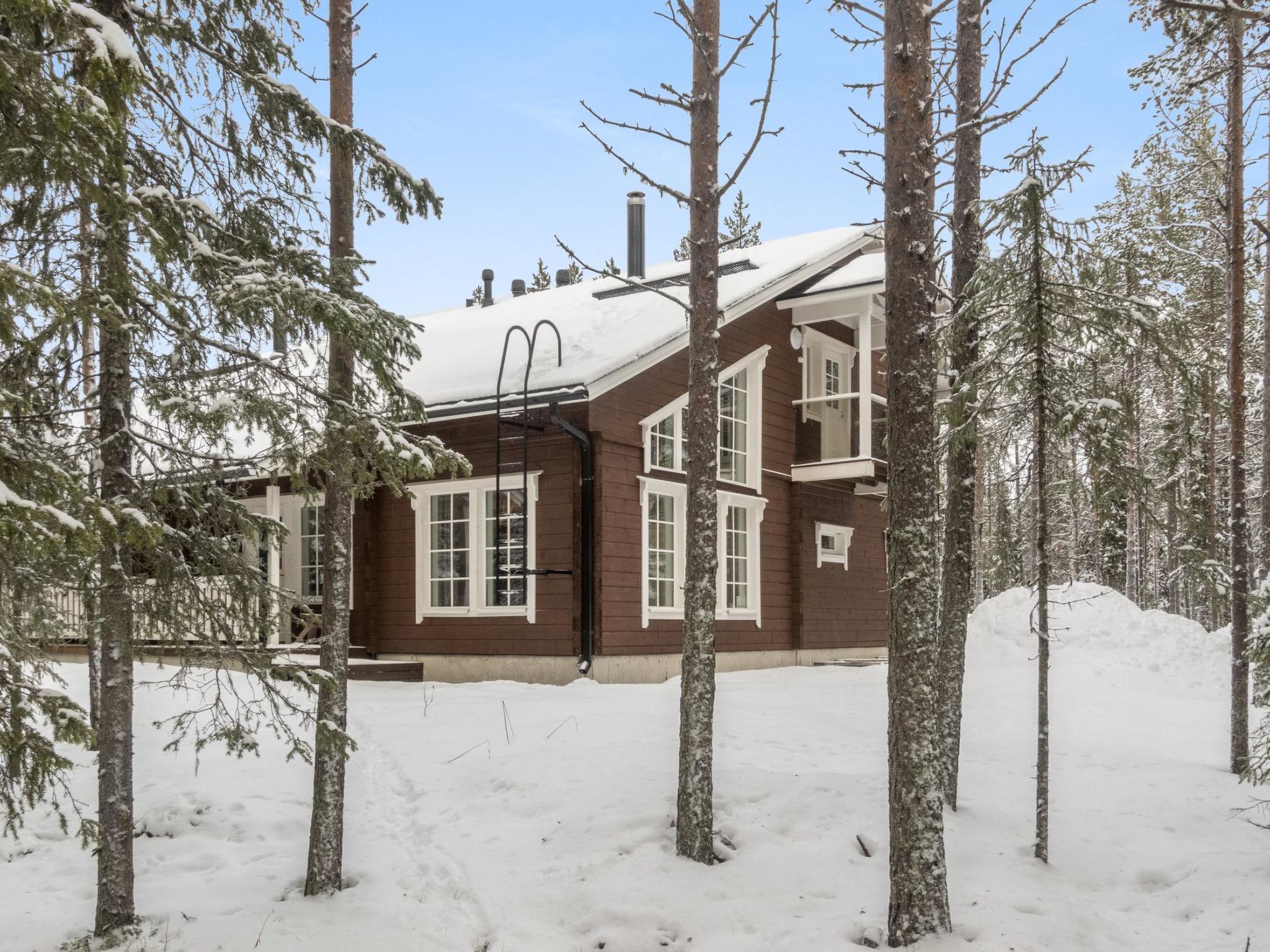 Foto 1 - Casa de 3 quartos em Kittilä com sauna e vista para a montanha