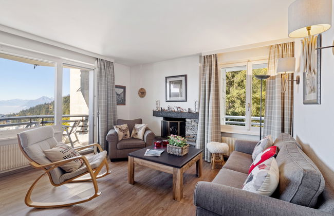 Appartamento con 4 camere da letto a Crans-Montana con piscina e giardino - Foto 6