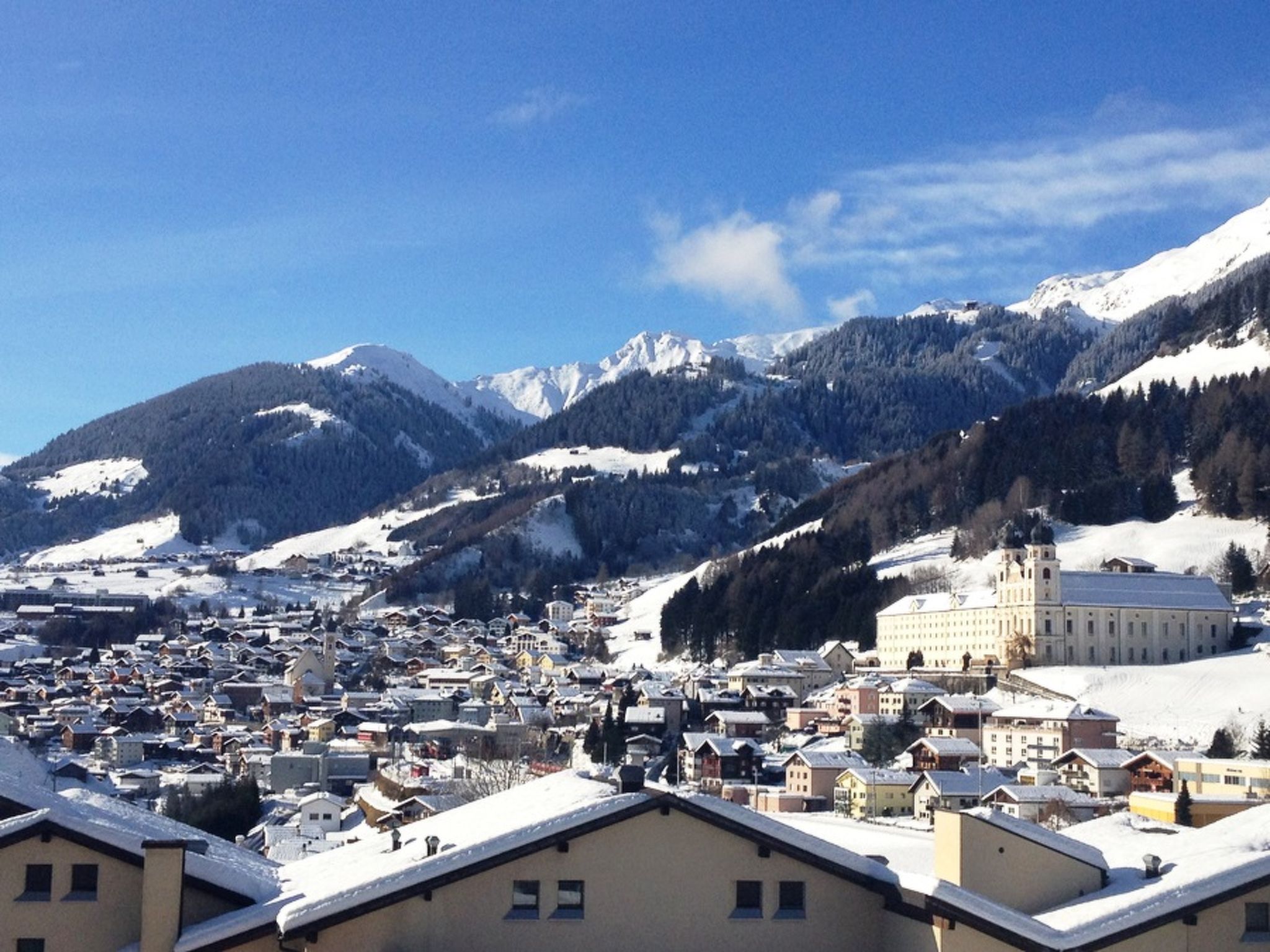 Foto 5 - Apartamento de 2 habitaciones en Disentis/Mustér con vistas a la montaña