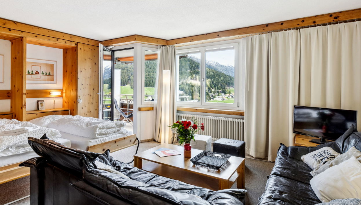Apartment mit 2 Schlafzimmern in Davos mit schwimmbad und sauna - Foto 1