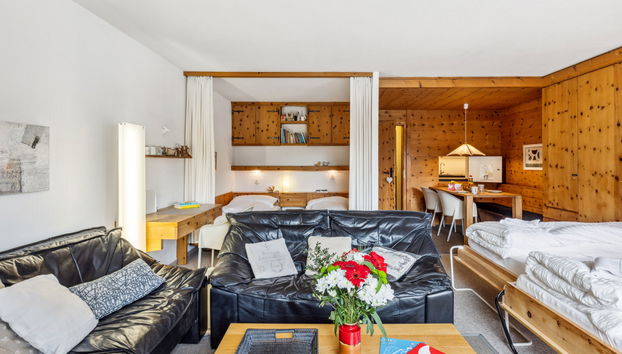 Apartment mit 2 Schlafzimmern in Davos mit schwimmbad und sauna - Foto 4