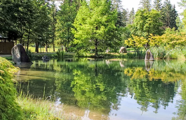 Apartamento de 2 quartos em Comano Terme com piscina privada e jardim - Foto 41