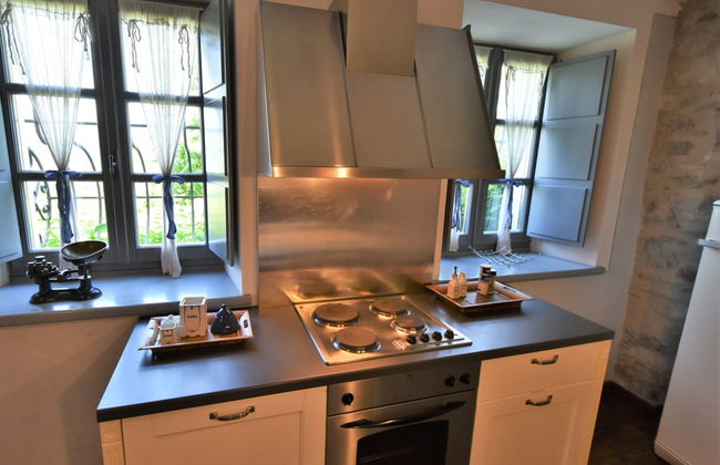 Apartamento de 2 quartos em Comano Terme com piscina privada e jardim - Foto 12