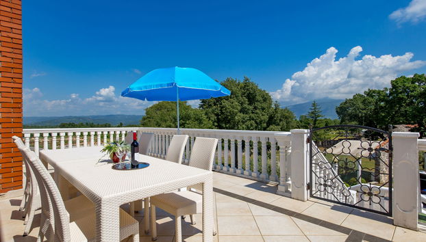 Apartment mit 3 Schlafzimmern in Kršan mit schwimmbad und garten - Foto 4