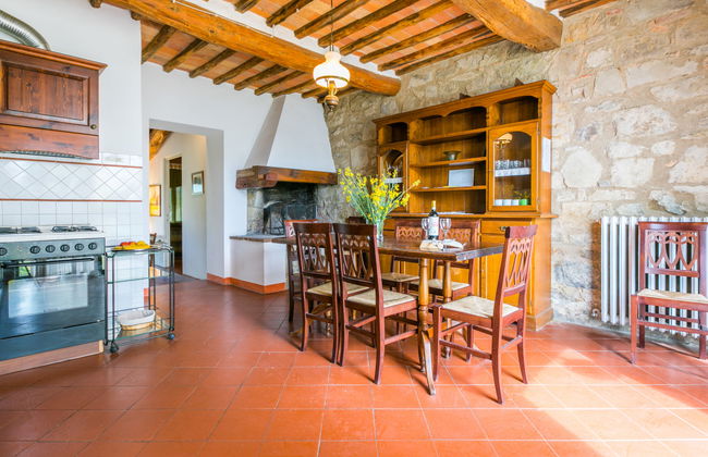 Casa de 3 quartos em Laterina Pergine Valdarno com piscina privada e jardim - Foto 10