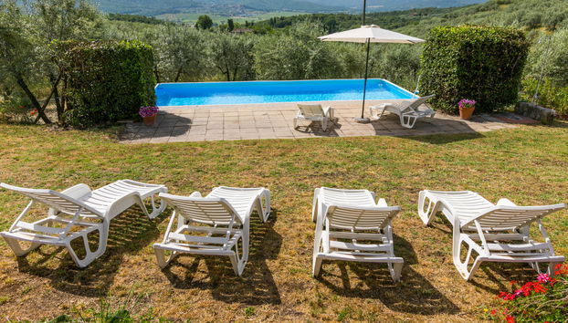 Casa de 3 quartos em Laterina Pergine Valdarno com piscina privada e jardim - Foto 2