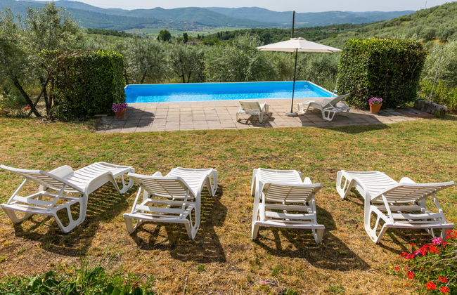 Casa de 3 quartos em Laterina Pergine Valdarno com piscina privada e jardim - Foto 2