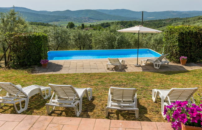 Casa de 3 quartos em Laterina Pergine Valdarno com piscina privada e jardim - Foto 45