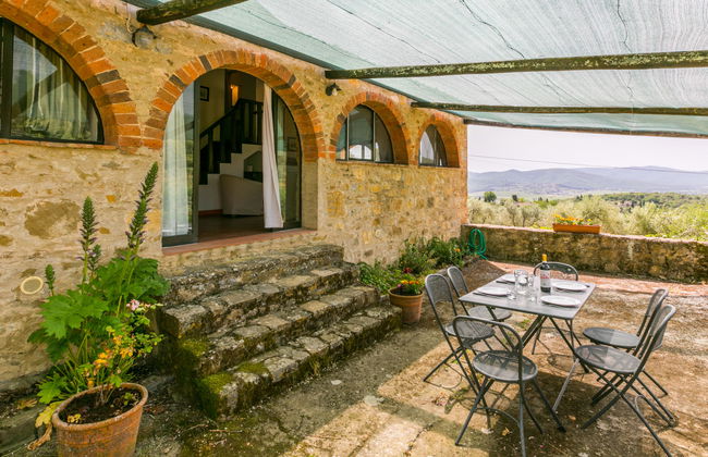 Casa de 3 quartos em Laterina Pergine Valdarno com piscina privada e jardim - Foto 42