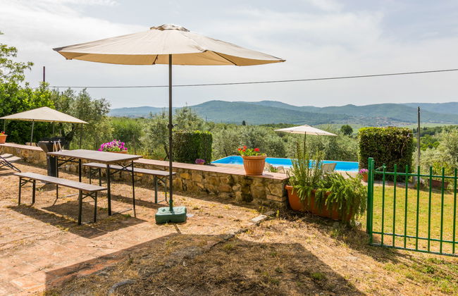 Casa de 3 quartos em Laterina Pergine Valdarno com piscina privada e jardim - Foto 48