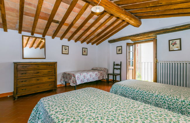 Casa de 3 quartos em Laterina Pergine Valdarno com piscina privada e jardim - Foto 37