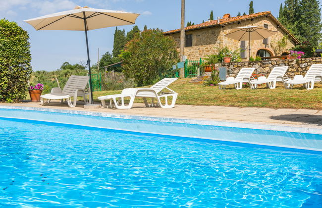 Casa de 3 quartos em Laterina Pergine Valdarno com piscina privada e jardim - Foto 46