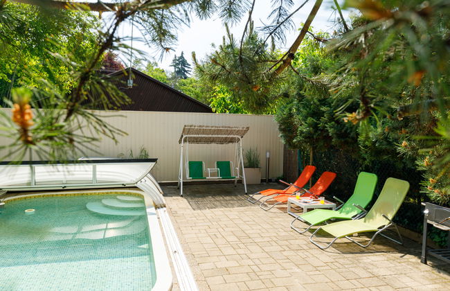 Casa de 2 quartos em Balatonkenese com piscina privada e jardim - Foto 19