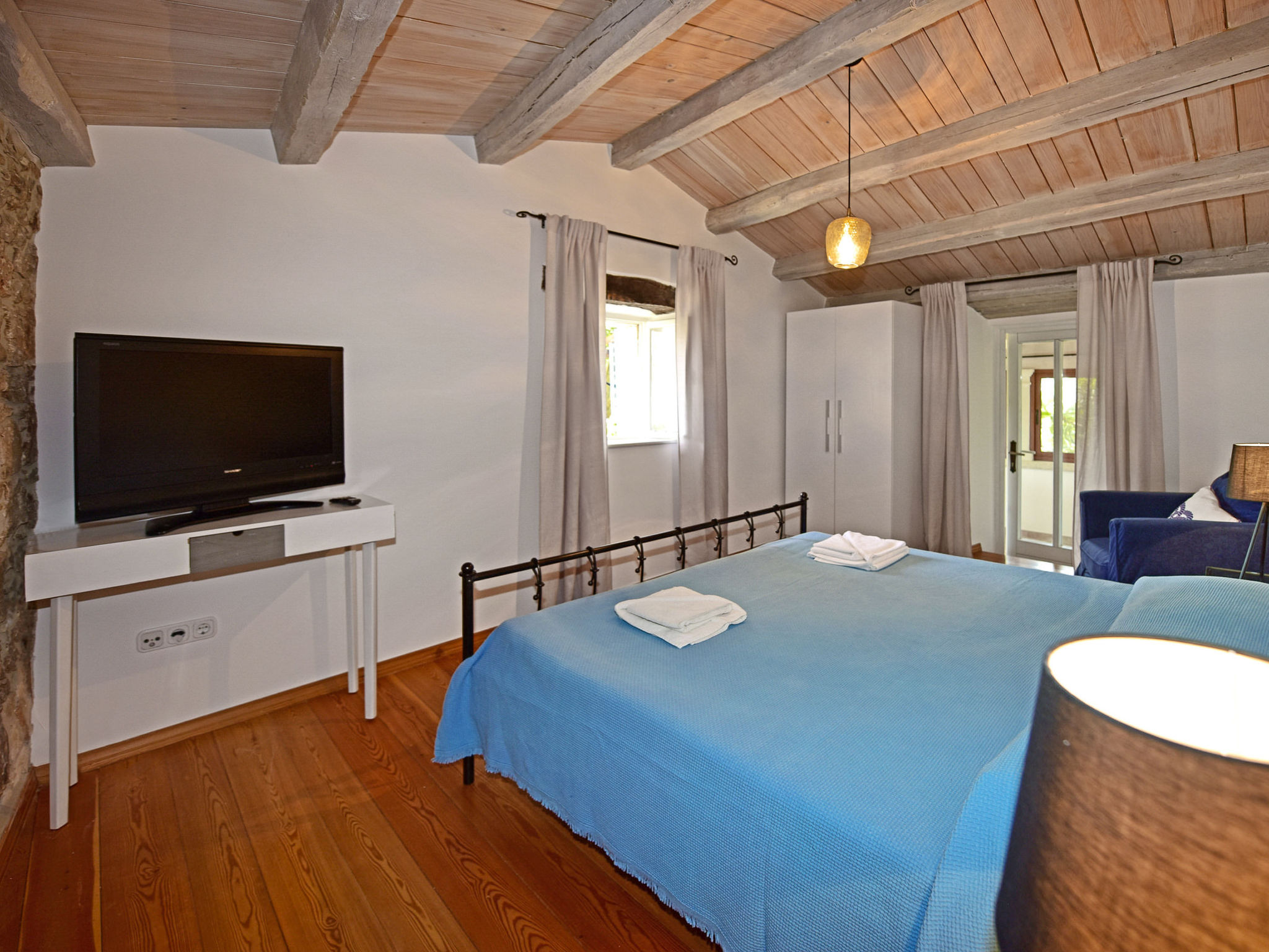 Foto 4 - Casa con 1 camera da letto a Kaštelir-Labinci con piscina e vista mare
