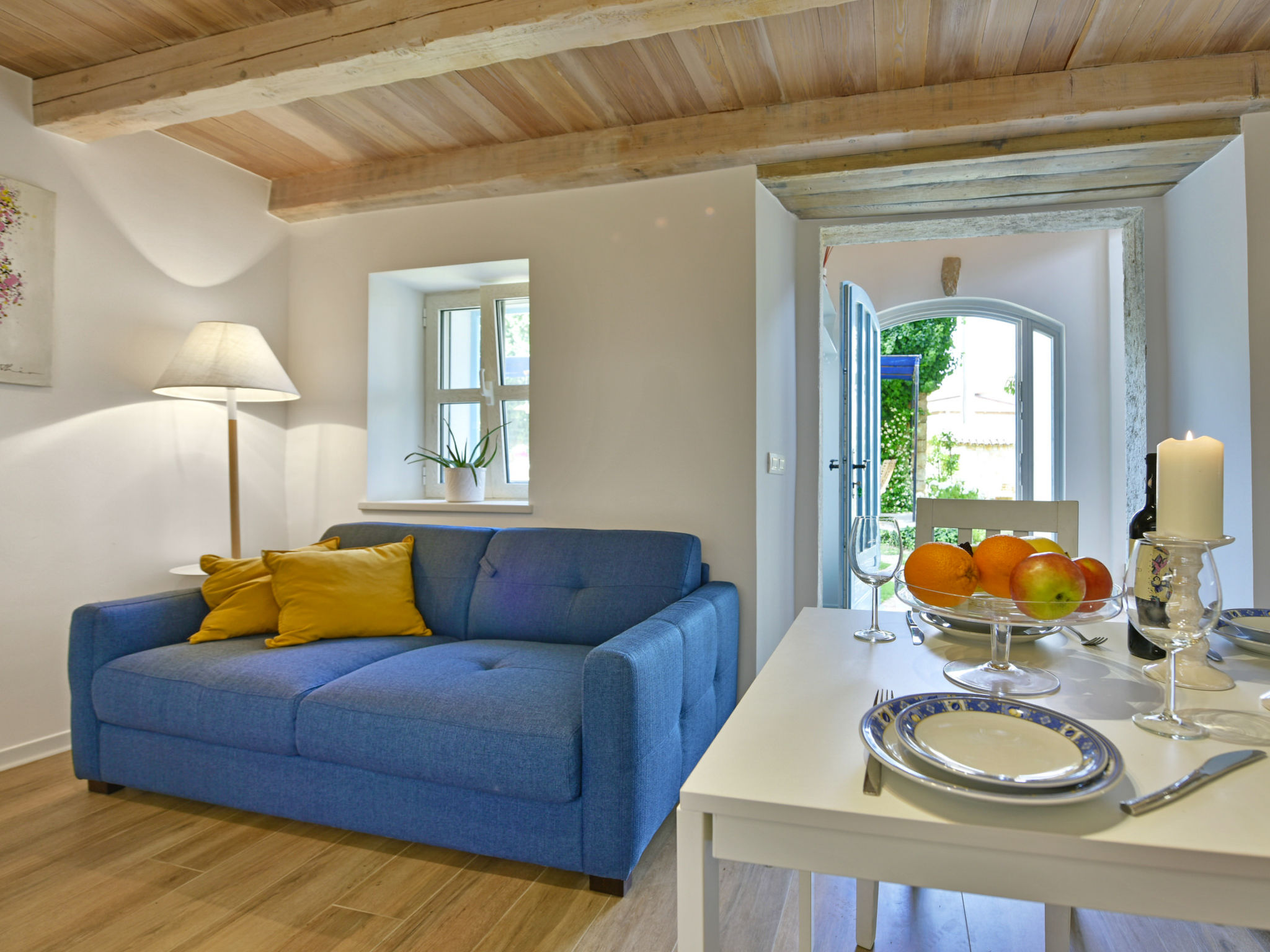 Photo 10 - Maison de 1 chambre à Kaštelir-Labinci avec piscine et jardin