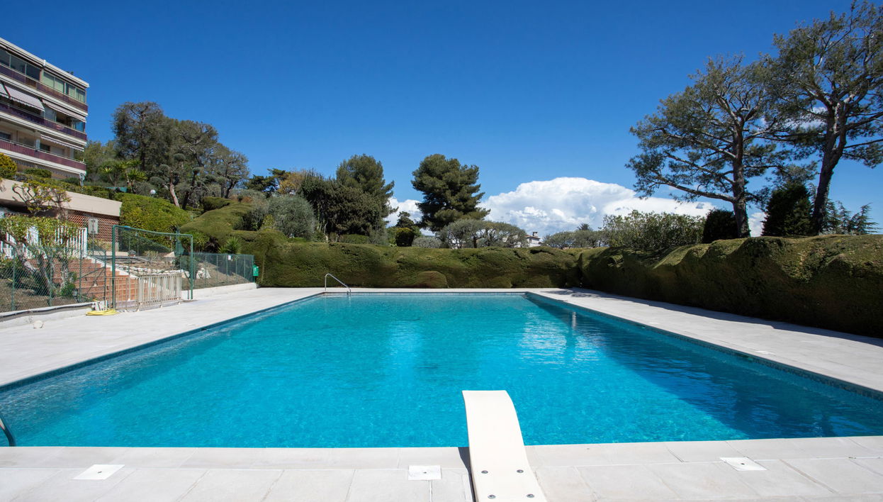 Apartamento de 1 quarto em Villeneuve-Loubet com piscina e jardim - Foto 1