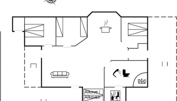 Maison de 3 chambres à Tarm avec terrasse et sauna - Photo 2