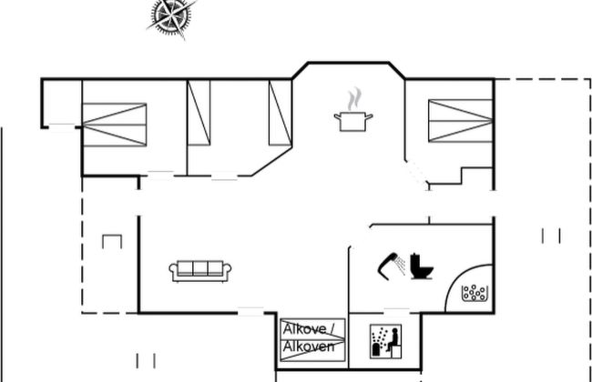 Casa con 3 camere da letto a Tarm con terrazza e sauna - Foto 2