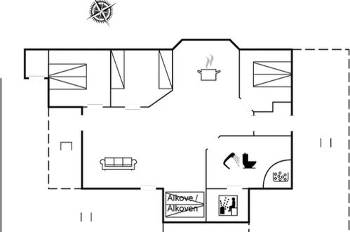 Foto 30 - Casa de 3 habitaciones en Tarm con terraza y sauna