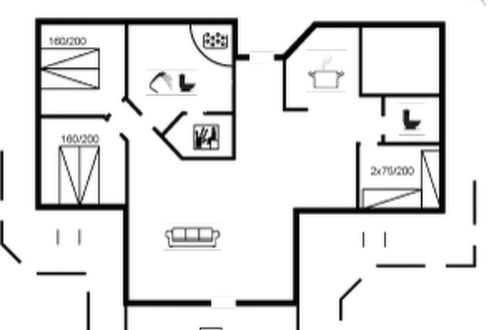 Foto 25 - Casa de 3 quartos em Tarm com terraço e sauna