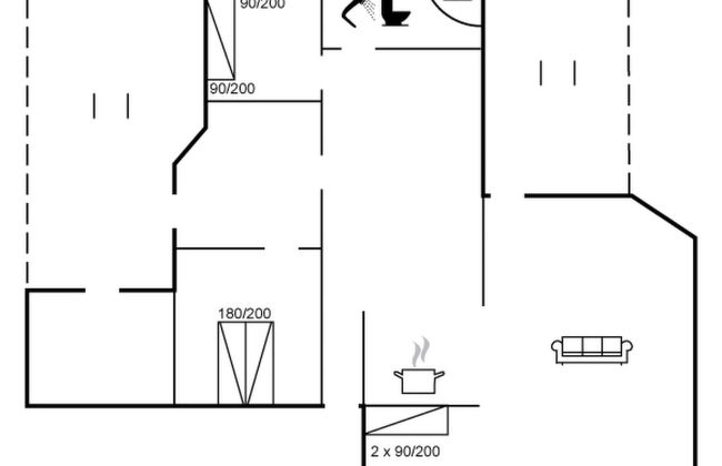 Casa de 2 quartos em Hedehusene com terraço - Foto 2