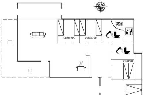 Foto 2 - Casa de 4 quartos em Lønstrup com terraço e sauna