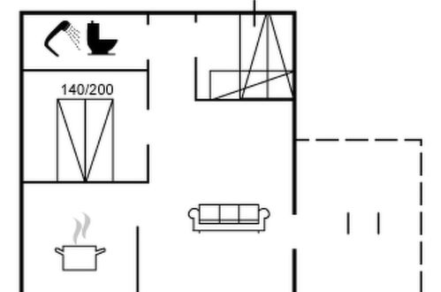 Foto 12 - Haus mit 2 Schlafzimmern in Glesborg mit terrasse