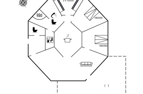 Foto 6 - Casa con 3 camere da letto a Skjern con terrazza e sauna