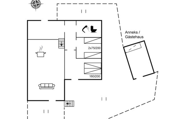 Casa de 2 quartos em Rønde com terraço - Foto 2