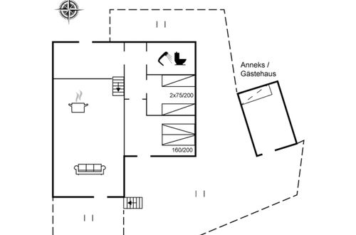 Photo 2 - Maison de 2 chambres à Rønde avec terrasse