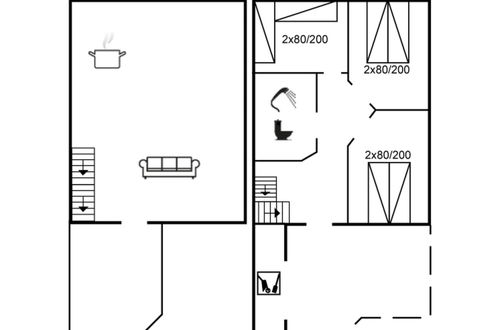 Foto 23 - Appartamento con 3 camere da letto a Løkken con terrazza