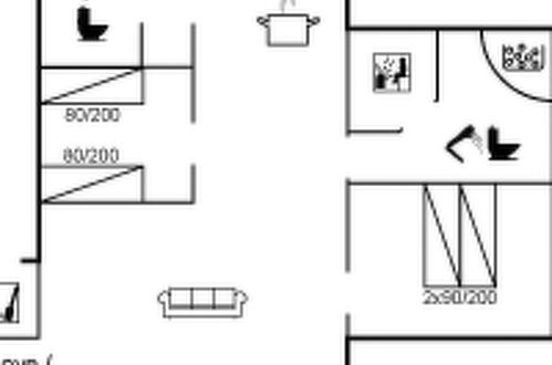 Foto 32 - Casa de 3 habitaciones en Tarm con terraza y sauna