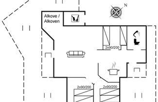 Foto 2 - Casa de 3 quartos em Otterup com terraço