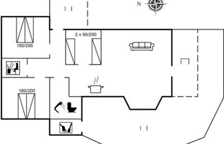 Foto 2 - Casa de 3 quartos em Sæby com sauna