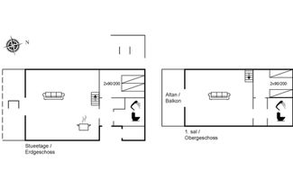 Foto 2 - Casa de 2 quartos em Saltum com terraço