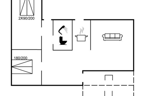 Foto 15 - Casa con 2 camere da letto a Køge con terrazza